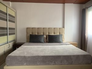pool villa with balcony bed