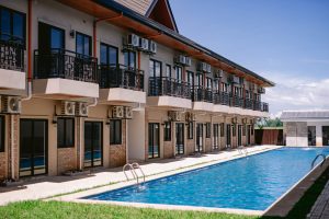 pool villa day time