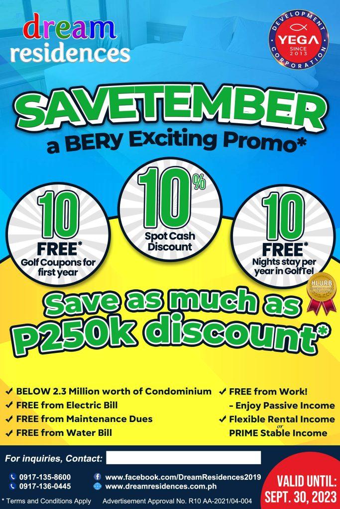 september savetember promo hotel