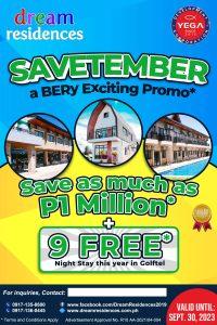 september savetember promo residential