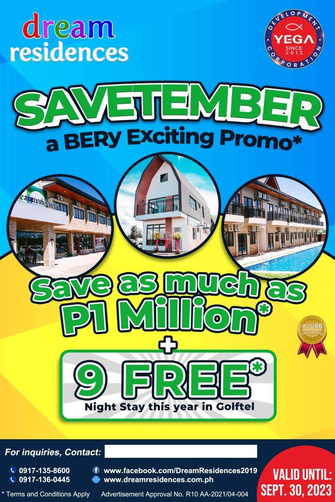 september savetember promo residential